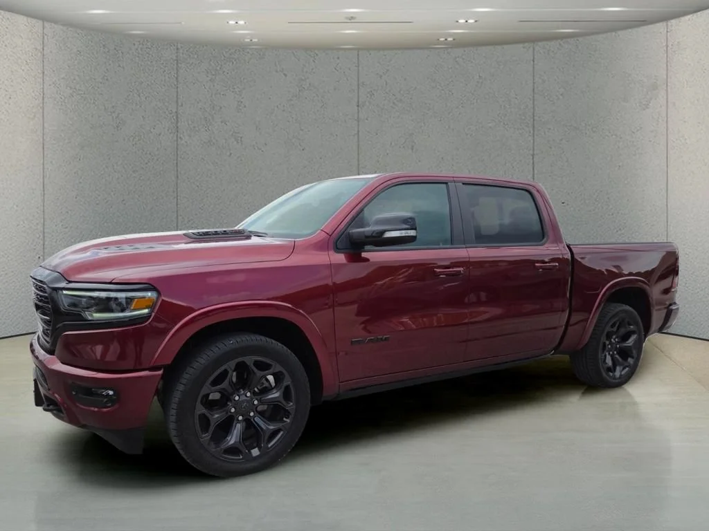 Used 2021 Delmonico Red Pearlcoat Ram Limited image 8