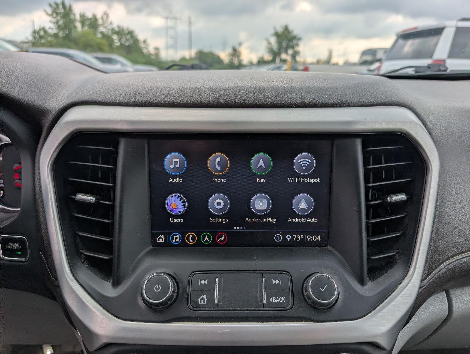 Used 2020 White Frost Tricoat GMC SLT image 14