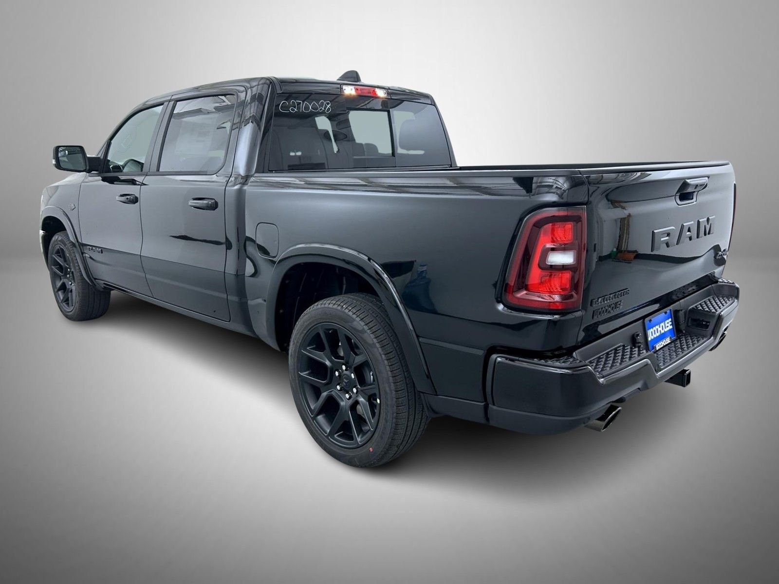 New 2027 Diamond Black Crystal Pearl-Coat Exterior Paint RAM Laramie image 7