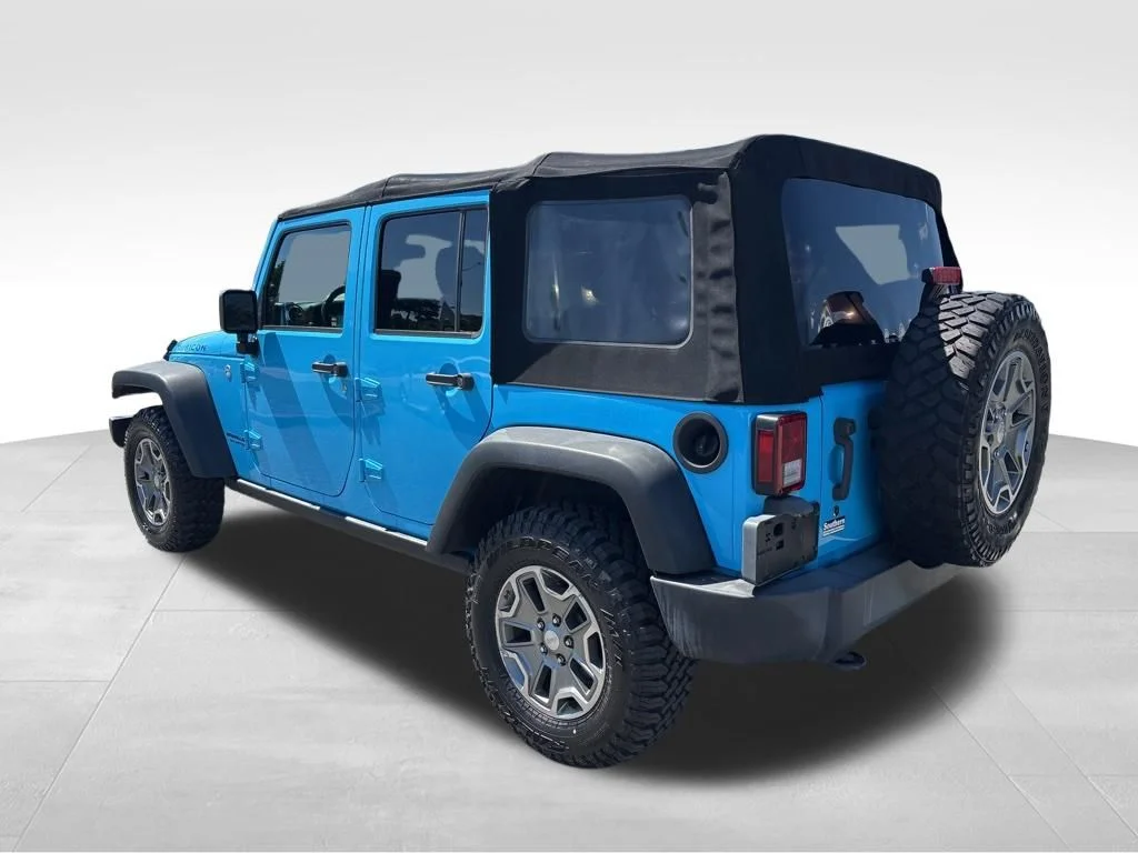 Used 2017 Blue Jeep Unlimited Rubicon image 3