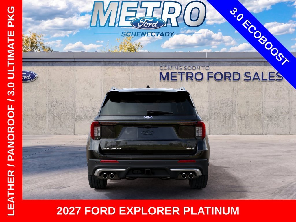 New 2027 Agate Black Metallic Ford Platinum image 5