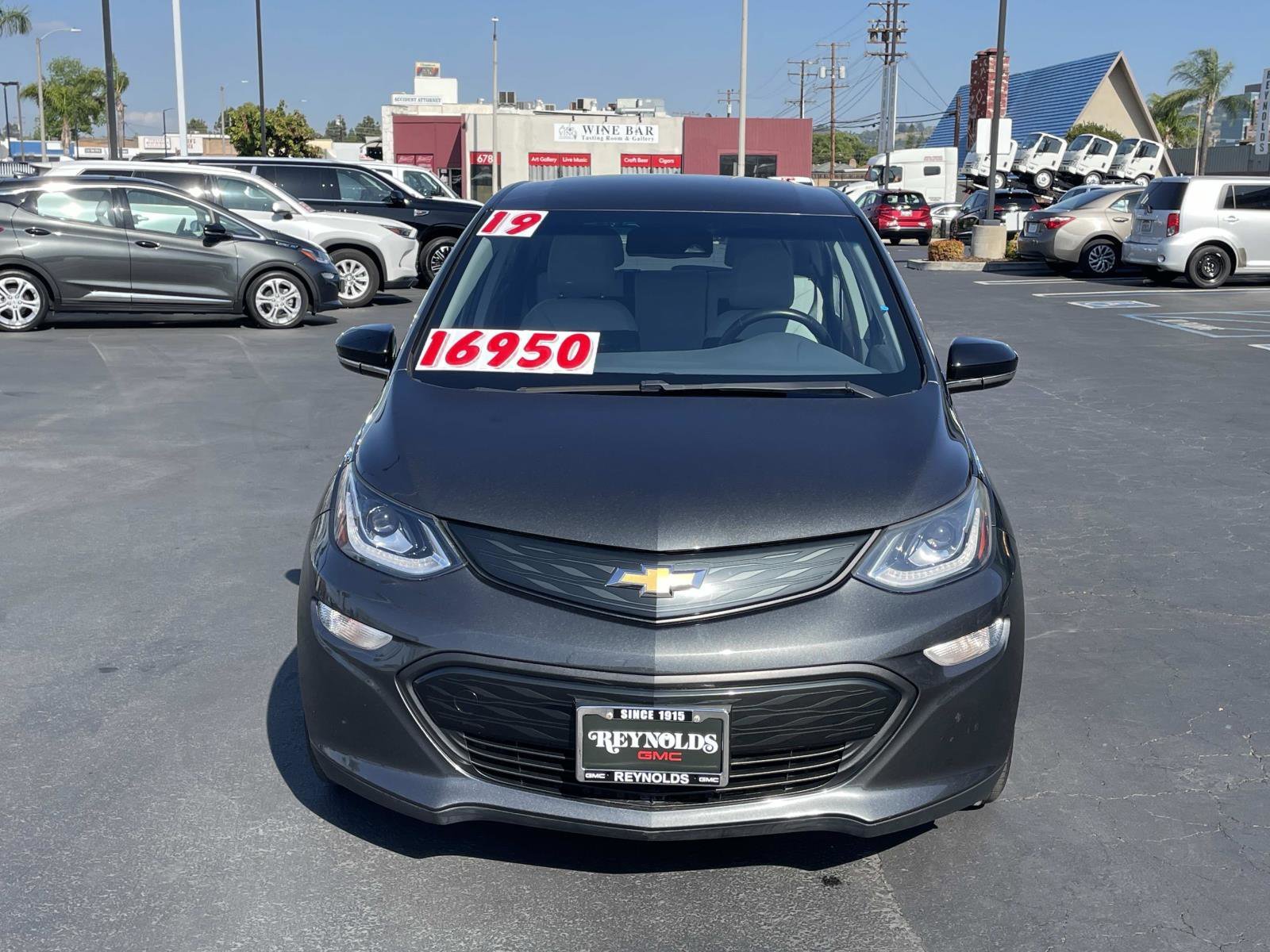 Used 2019 Chevrolet Bolt EV LT with VIN 1G1FY6S0XK4131203 for sale in Covina, CA