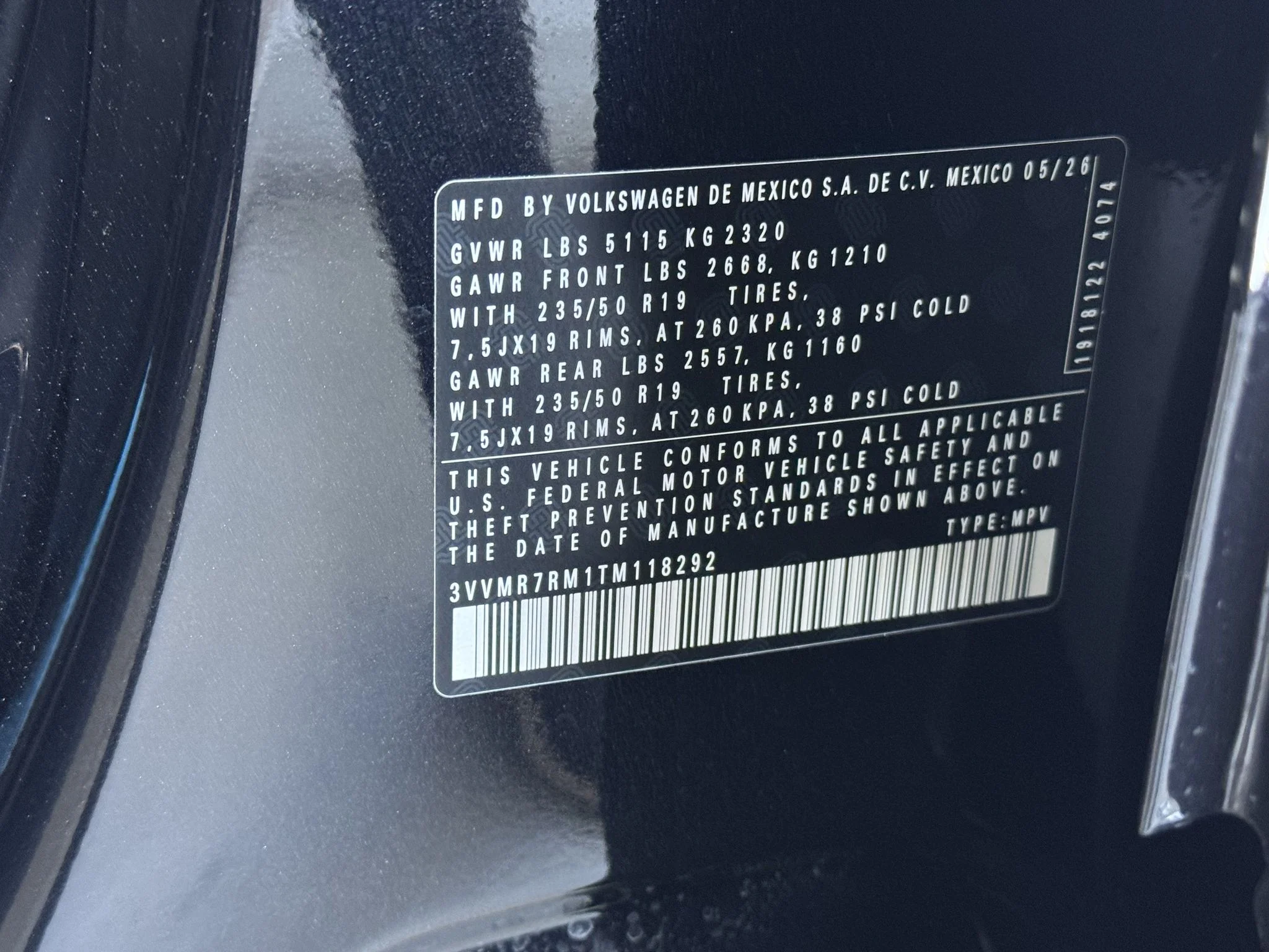 New 2026 Deep Black Pearl Volkswagen SE image 37