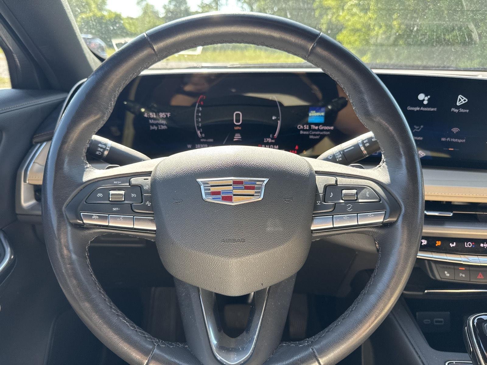 Used 2024 Stellar Black Metallic Cadillac AWD Luxury image 16