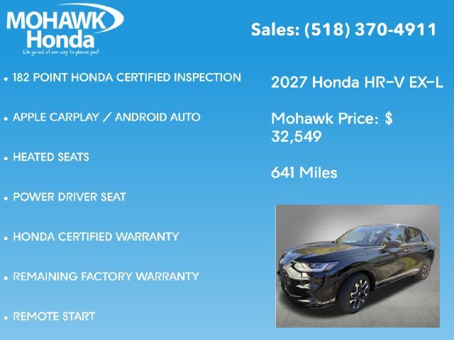 Certified Used 2027 Crystal Black Pearl Honda EX-L image 8