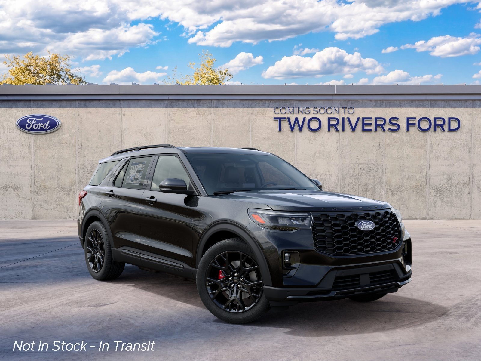 New 2027 Agate Black Metallic Ford ST image 4