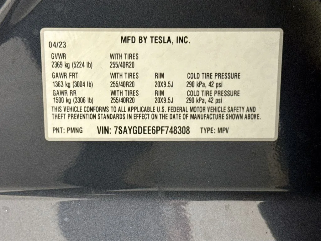 Used 2023 Gray Tesla Long Range image 29
