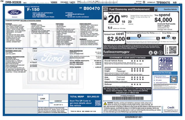 New 2026 Argon Blue Metallic Ford STX® image 43