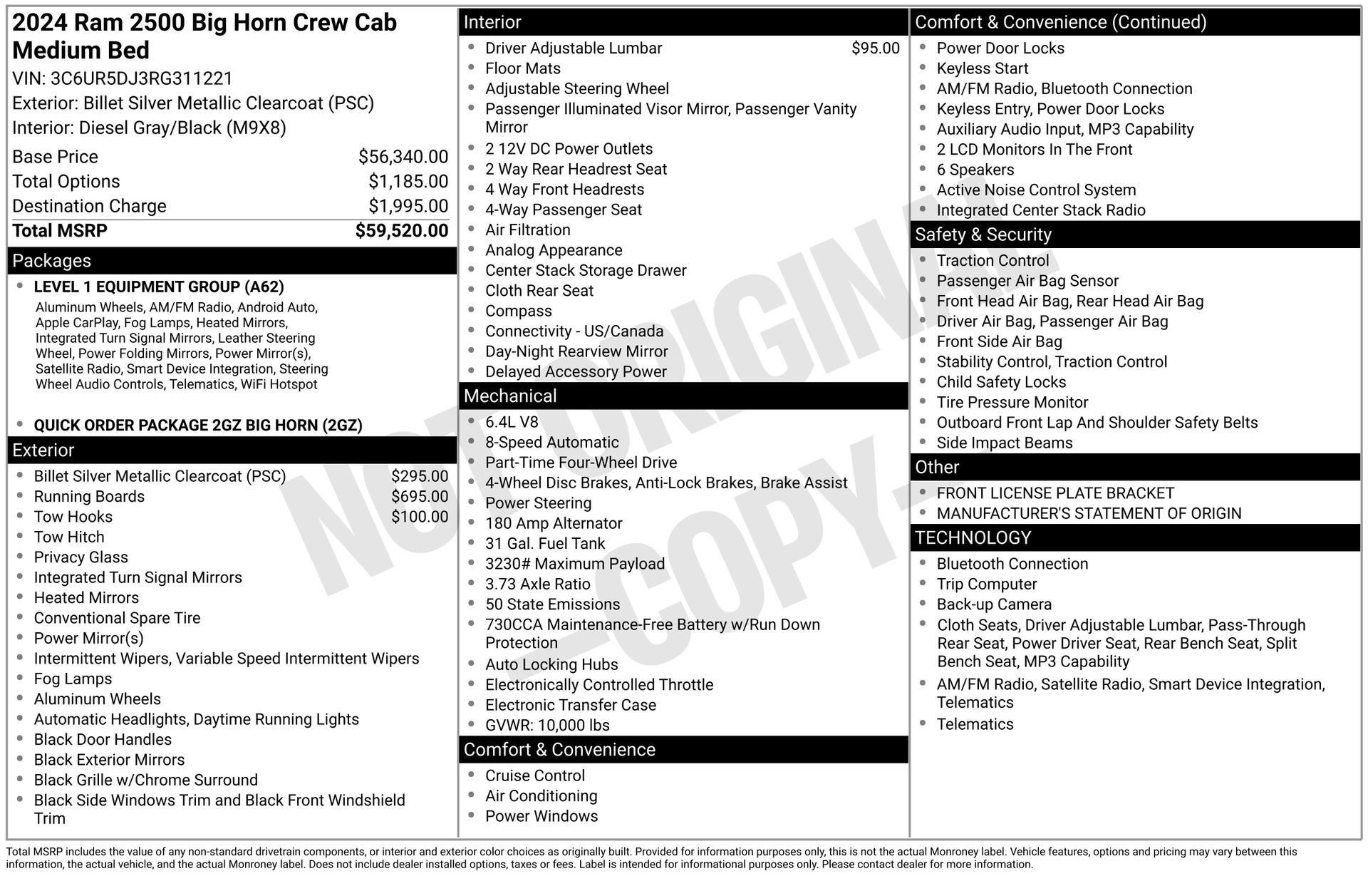 2024 RAM 2500 - Image 3