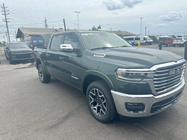 New 2026 Serrano-Green Metallic Exterior Paint RAM Laramie image 11