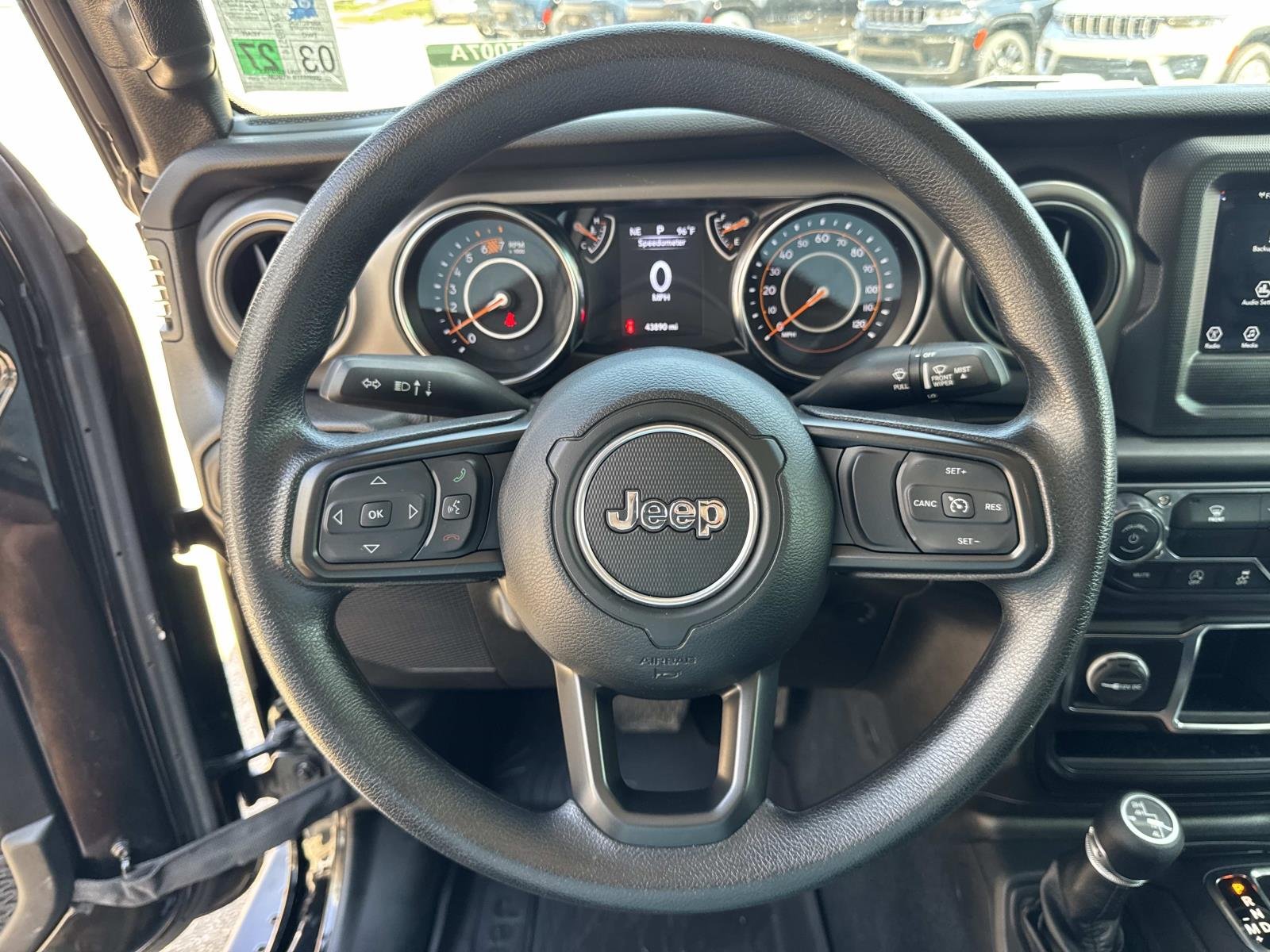 Used 2022 Black Jeep Unlimited Sport image 21