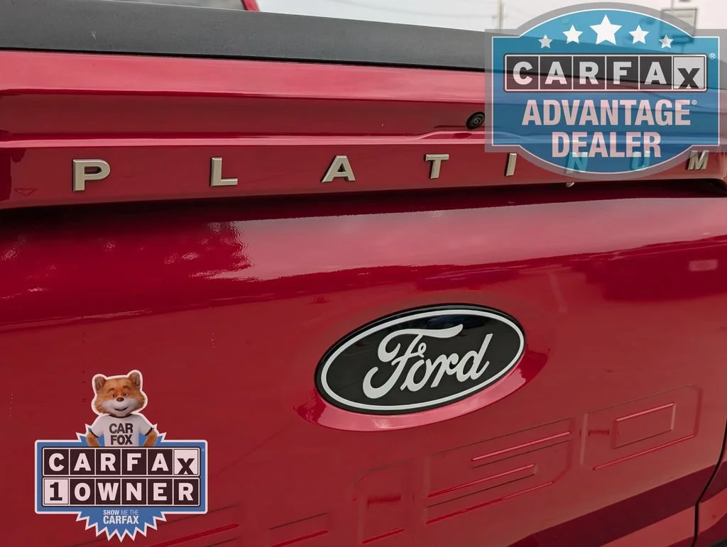Used 2025 Red Ford Platinum image 36