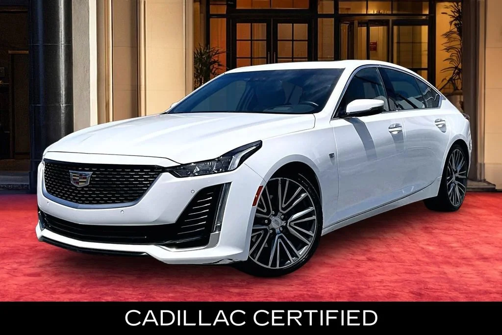 Certified Used 2023 SUMMIT WHITE Cadillac Premium Luxury image 1