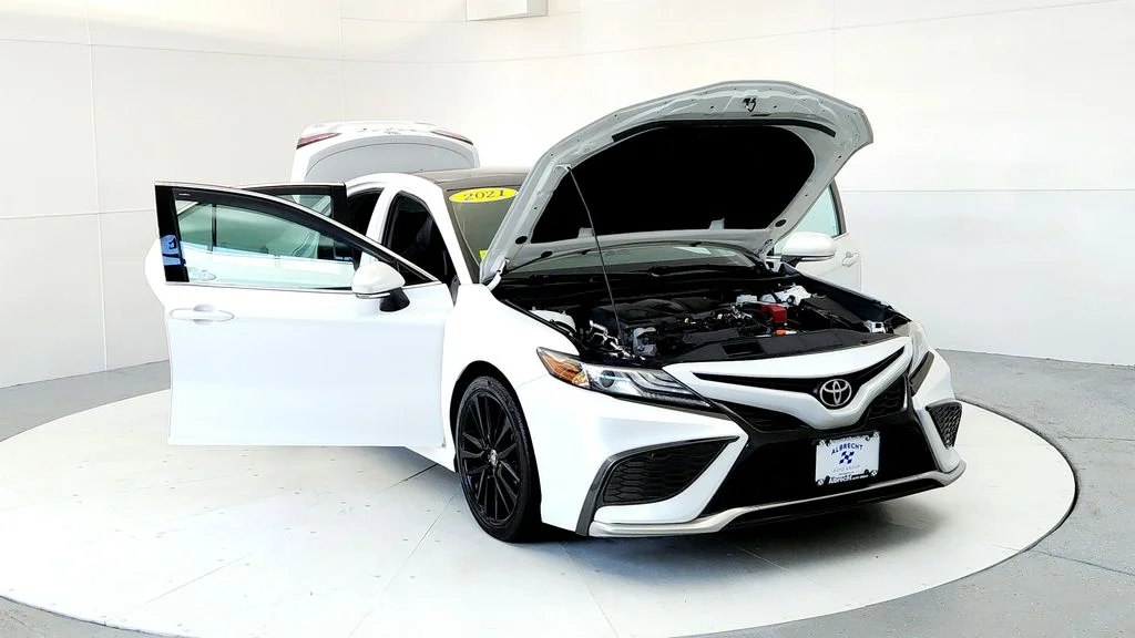 Certified Used 2021 Beige Toyota XSE image 9