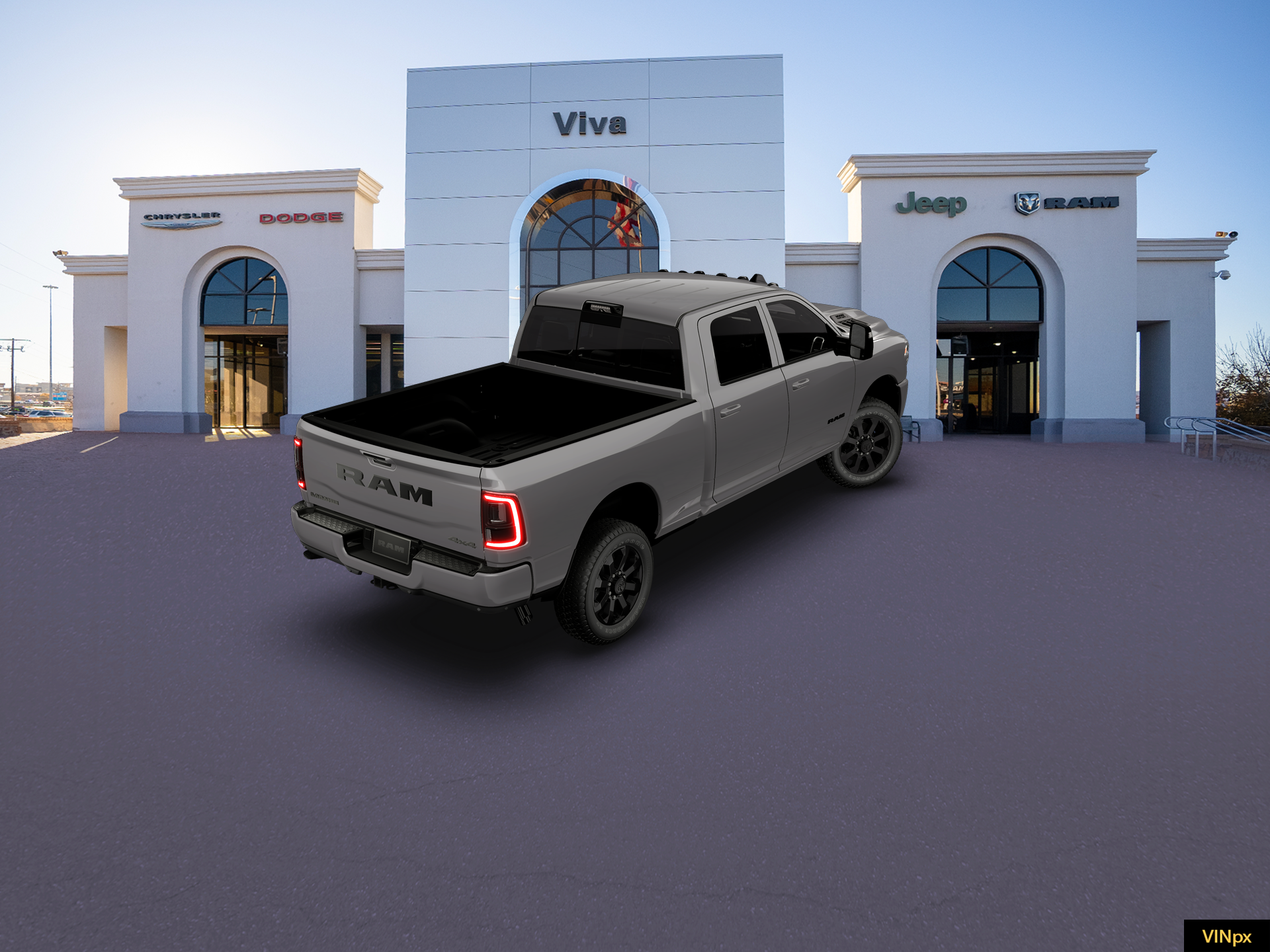 New 2026 Ceramic Gray Clear-Coat Exterior Paint RAM LARAMIE image 19