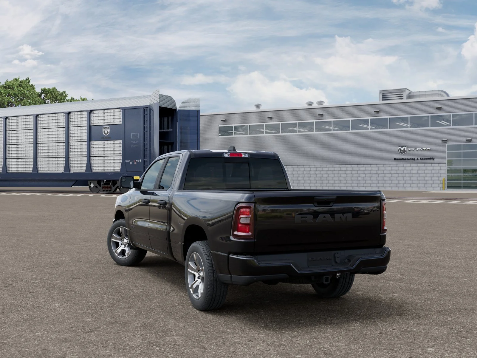 New 2026 Diamond Black Crystal Pearl-Coat Exterior Paint RAM Express image 3