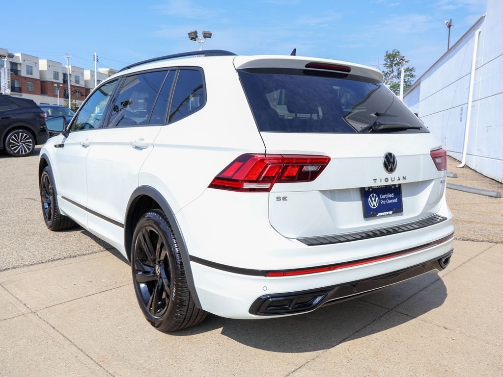 Certified Used 2024 White Volkswagen 2.0T SE R-Line Black image 3