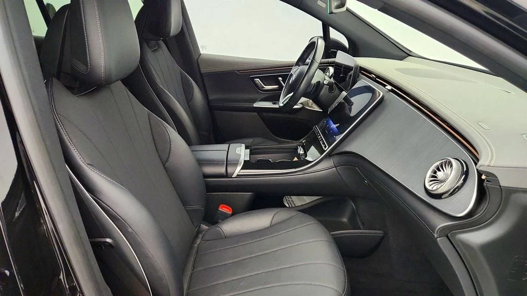 Used 2024 Obsidian Black Metallic Mercedes-Benz EQE 350+ SUV w/ Nappa Leather & Ventilated Seats image 22