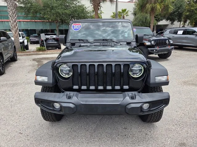 Used 2021 Black Jeep Unlimited Willys image 17