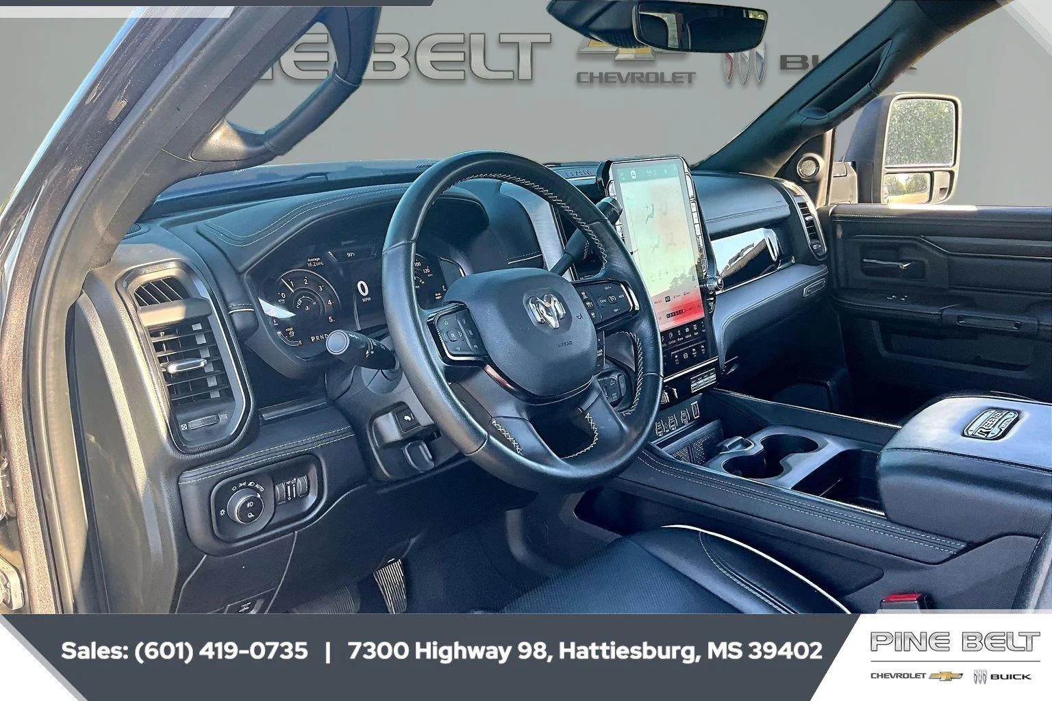 Used 2025 Granite Crystal Metallic Clearcoat Ram Rebel image 13