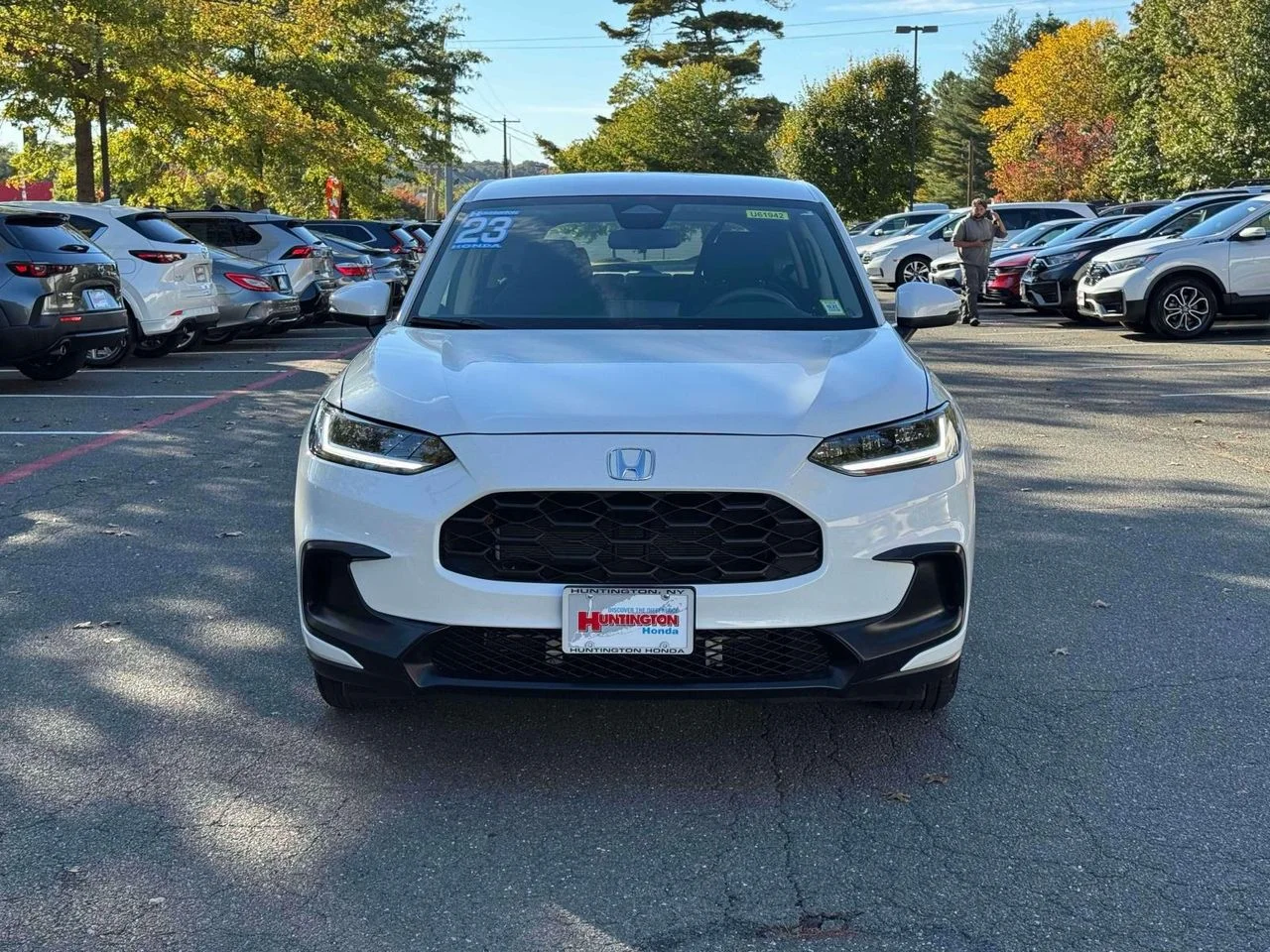 Used 2023 Platinum White Pearl Honda AWD LX image 2
