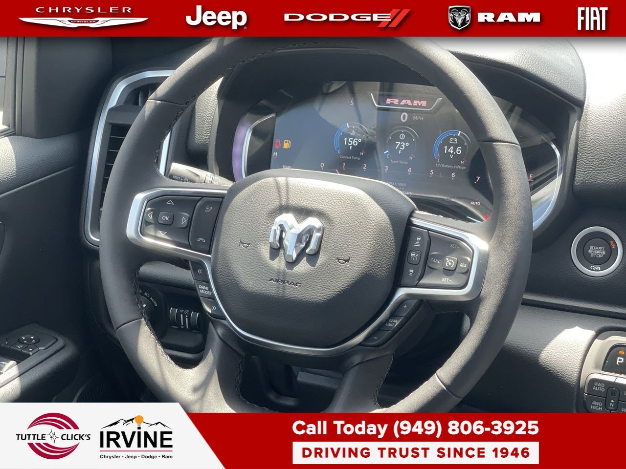 New 2026 Hydro Blue Pearlcoat RAM Big Horn image 15