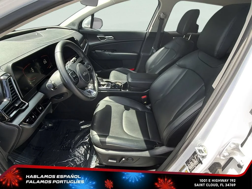 Used 2023 White Kia EX image 12