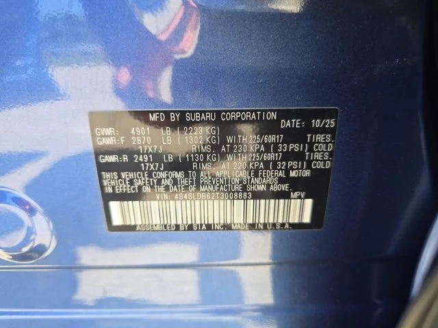 Used 2026 Blue Subaru Premium image 31