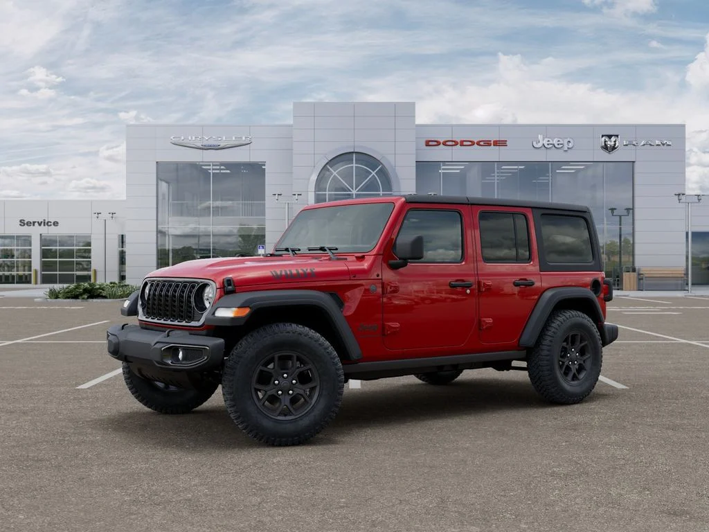 New 2026 Firecracker Red Clear-Coat Exterior Paint Jeep Willys image 2