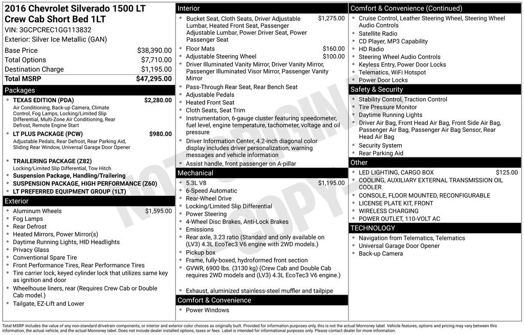 Used 2016 Silver Chevrolet LT image 7