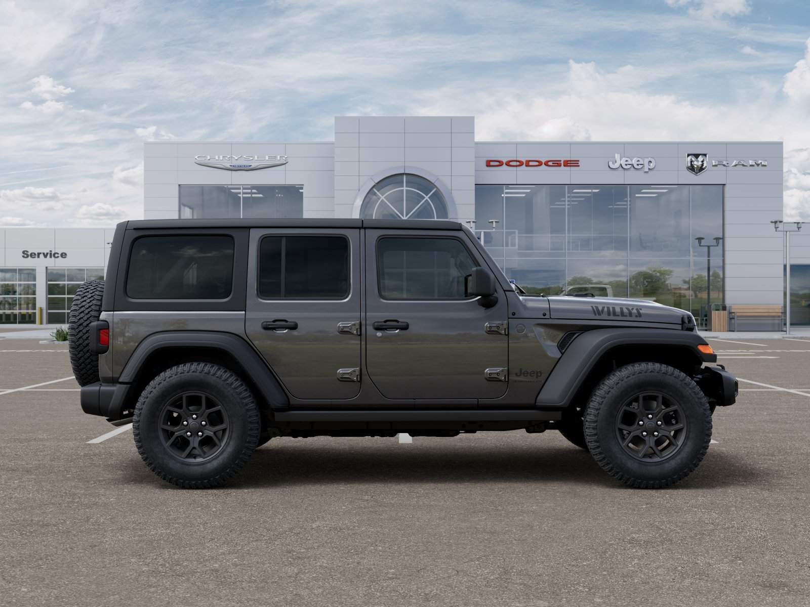 New 2026 Granite Crystal Metallic Clear-Coat Exterior Paint Jeep Willys image 35