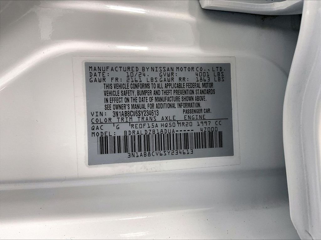 Certified Used 2025 White Nissan SV image 34