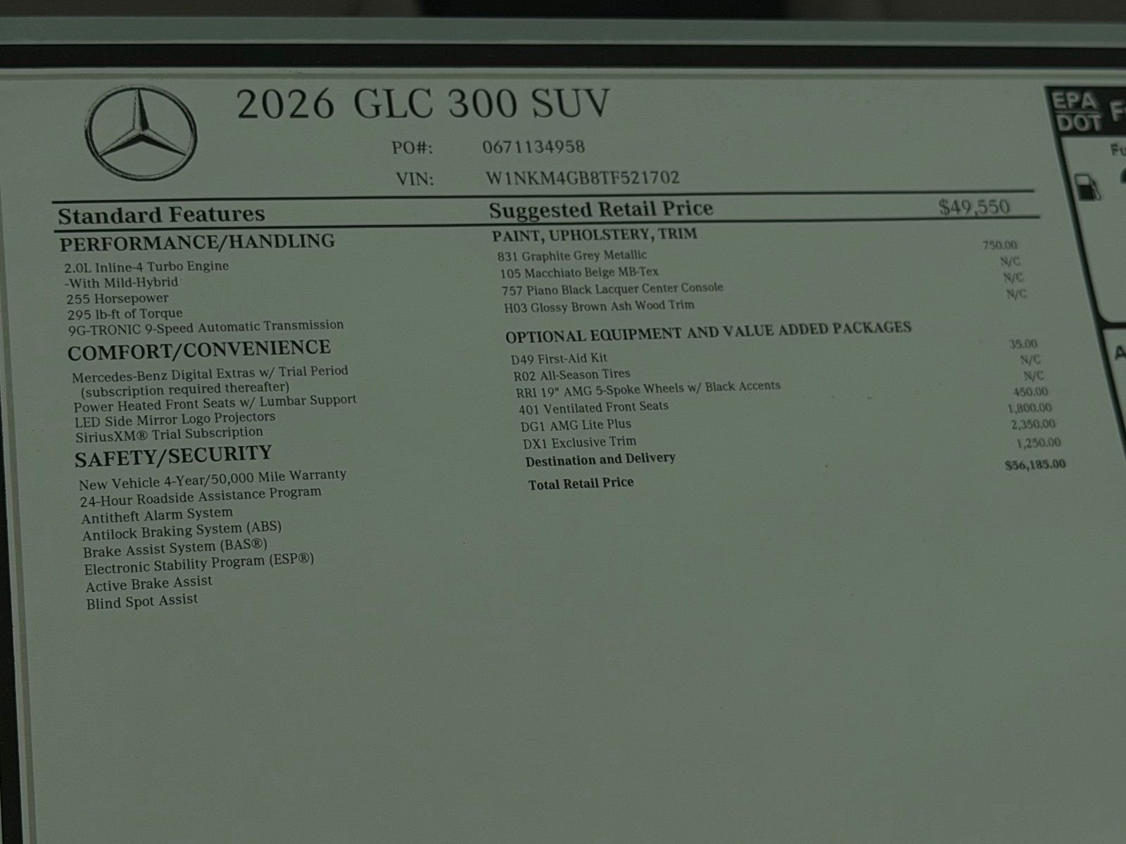 Certified Used 2026 Gray Mercedes-Benz GLC 300 image 24