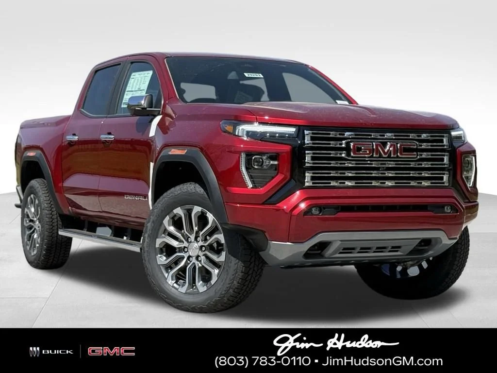 Volcanic Red Tintcoat 2026 GMC Canyon Denali Crew Cab 4WD Pickup Truck Four-Wheel Drive