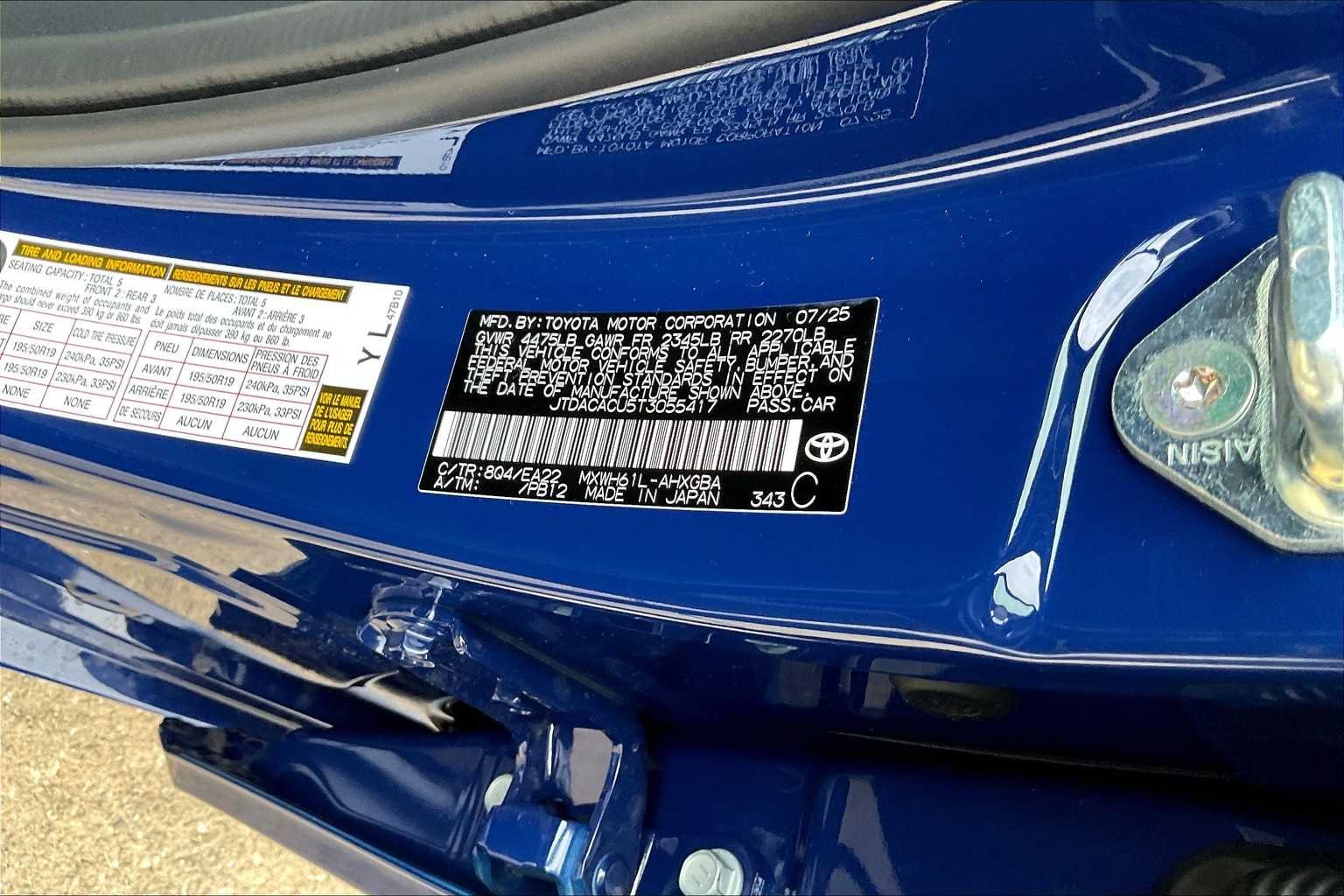 New 2026 Reservoir Blue Toyota XSE image 21
