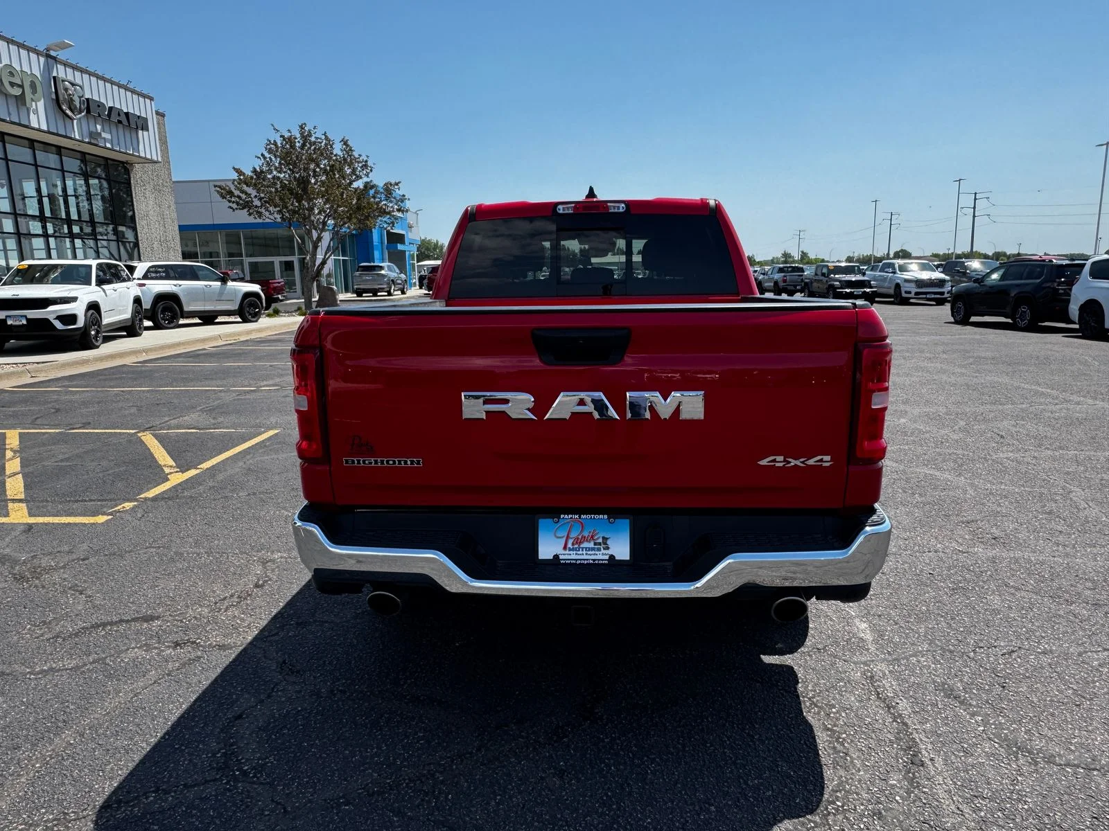 Used 2025 Flame Red Clearcoat Ram Big Horn/Lone Star image 8