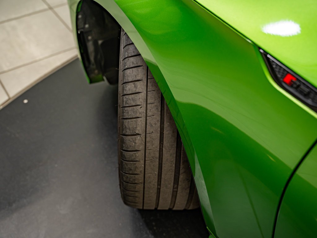 Used 2023 Java Green Metallic Audi Premium Plus image 46