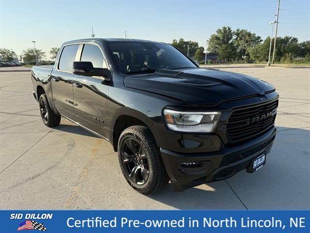 Used 2023 Diamond Black Crystal Pearlcoat Ram Laramie image 6