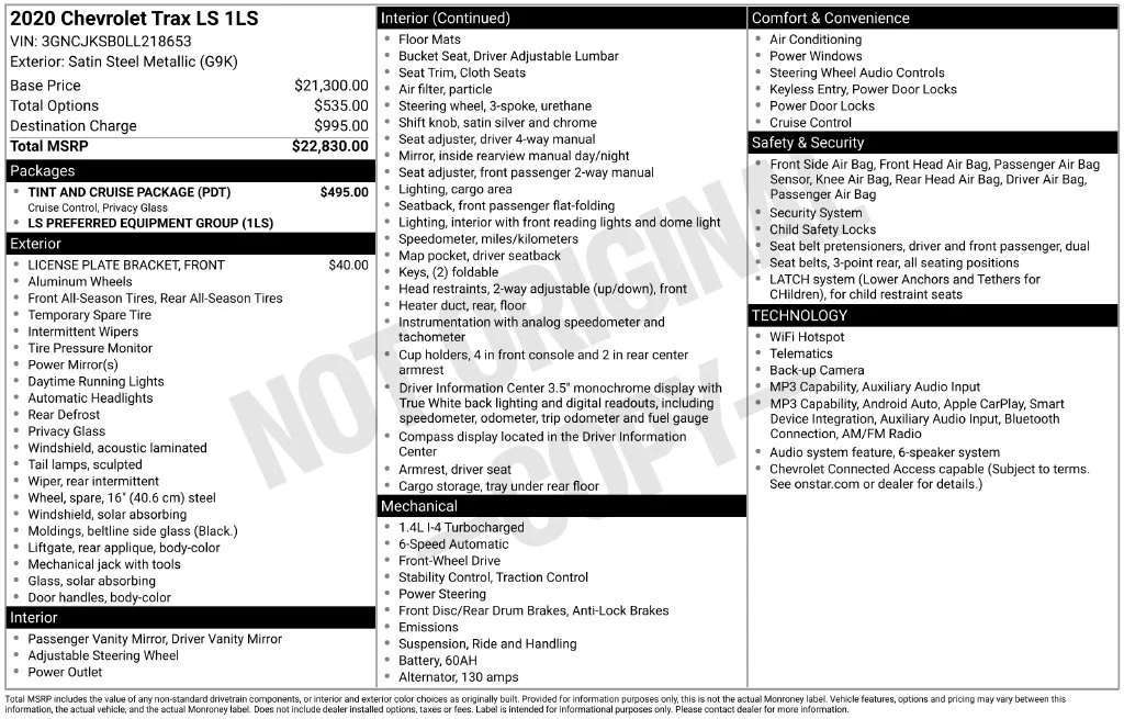 Used 2020 Gray Chevrolet LS image 33