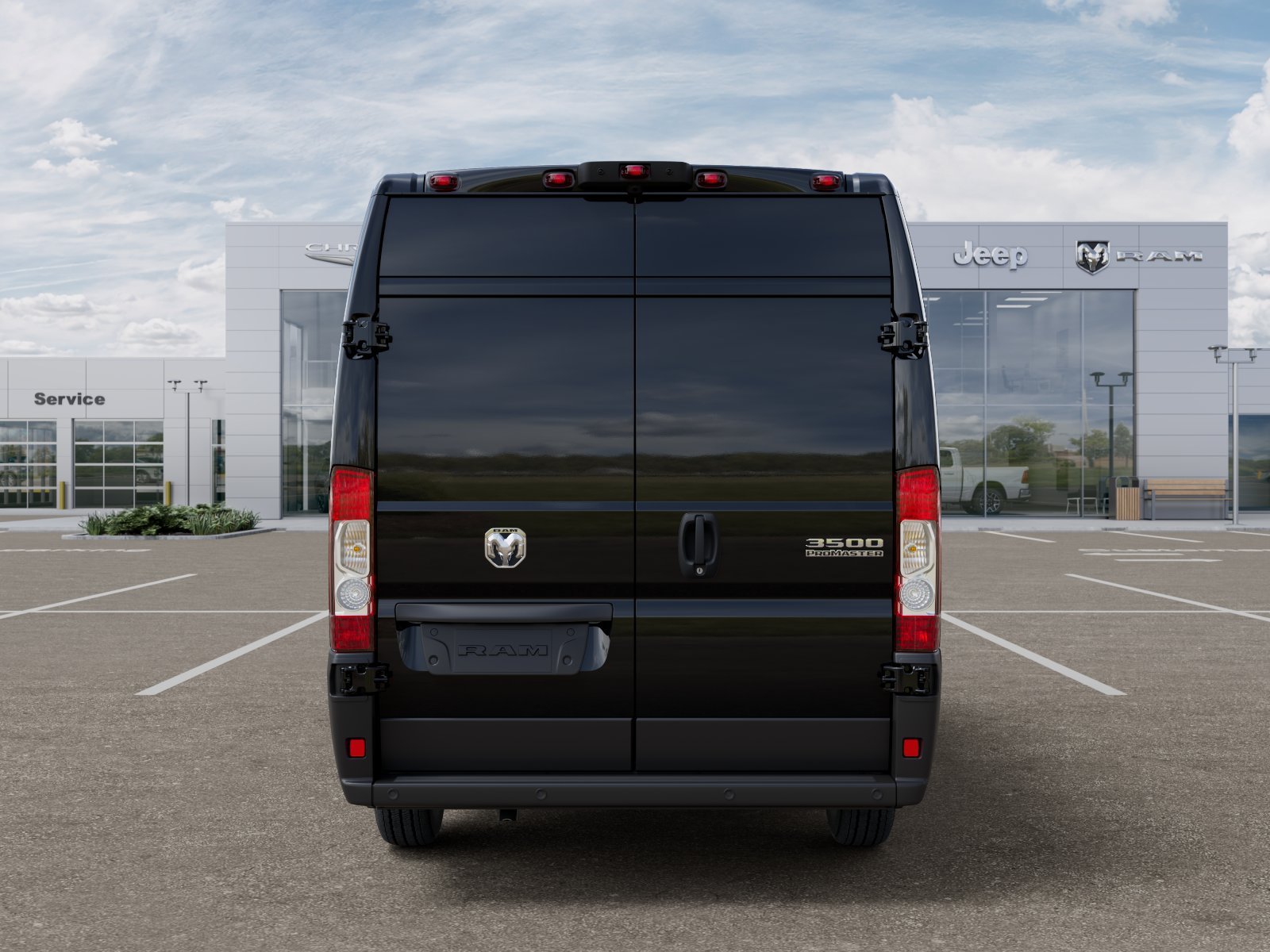 New 2026 Black Clear-Coat Exterior Paint RAM High Roof image 7