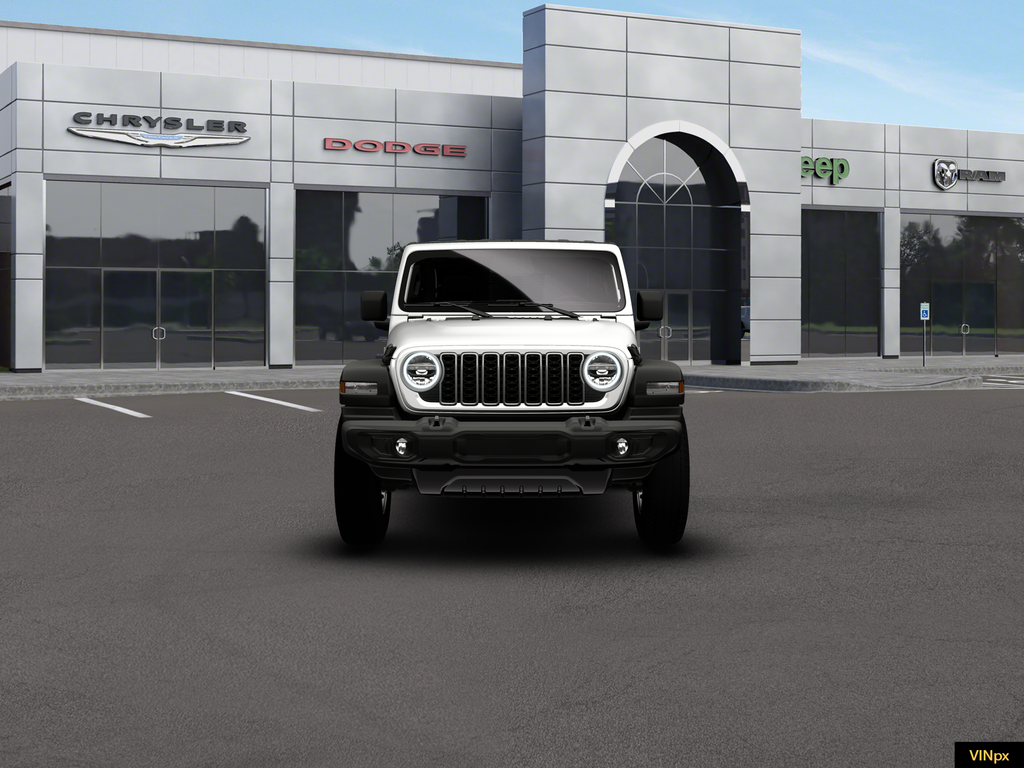 New 2026 Bright White Clear-Coat Exterior Paint Jeep Sport S image 14