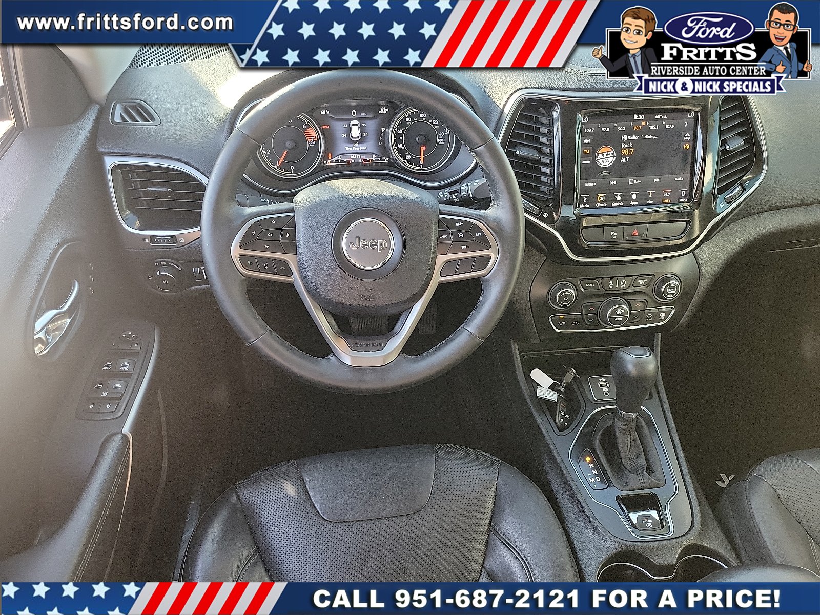 Certified Used 2019 Diamond Black Jeep Limited FWD image 5