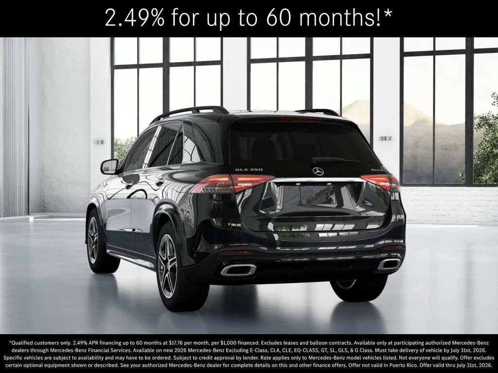 New 2026 Obsidian Black Metallic Mercedes-Benz GLE 350 image 69