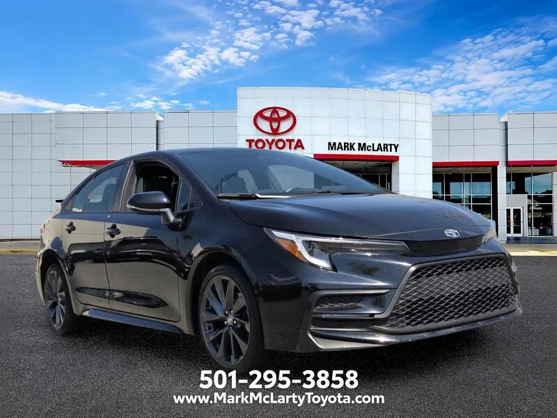 Used 2025 Midnight Black Metallic TOYOTA SE CVT image 7
