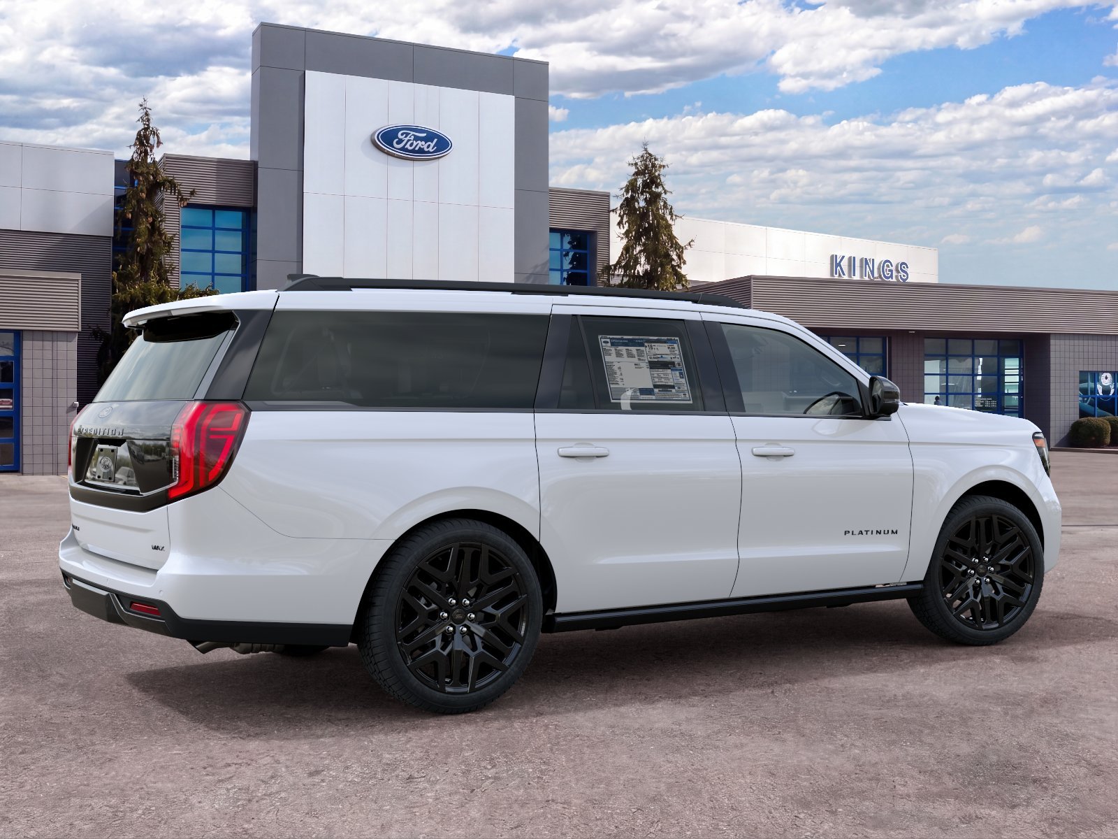 New 2027 Star White Metallic Tri-Coat Ford MAX Platinum image 6