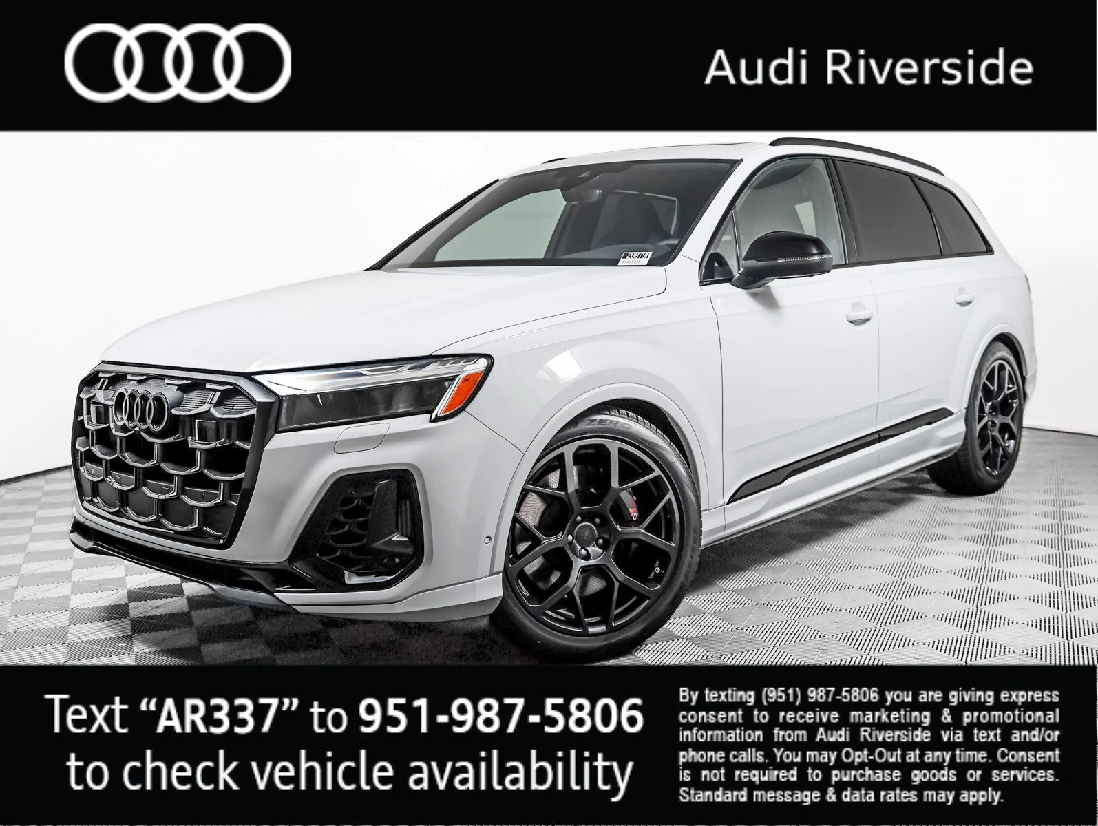 New 2026 Glacier White Metallic Audi Premium Plus image 1