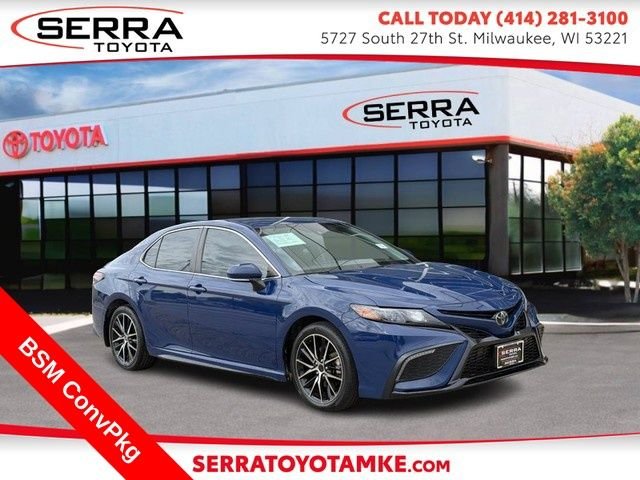 Used 2023 Blue Toyota SE image 1