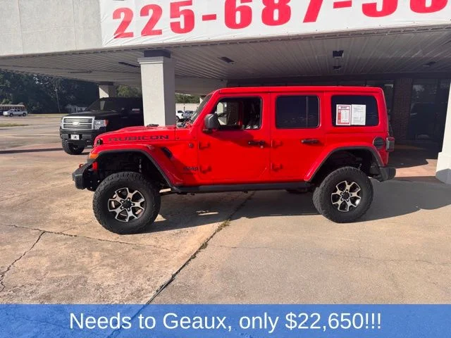 Used 2018 Red Jeep Unlimited Rubicon image 3