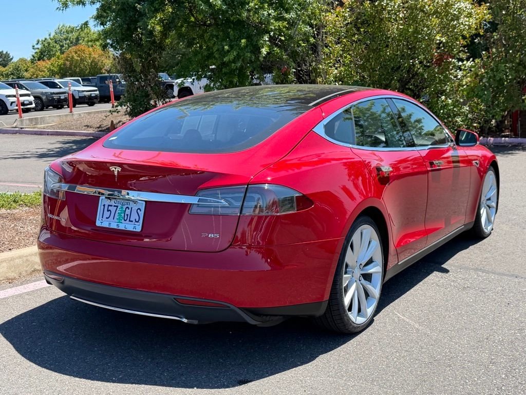 Used 2013 Red Tesla Performance image 7