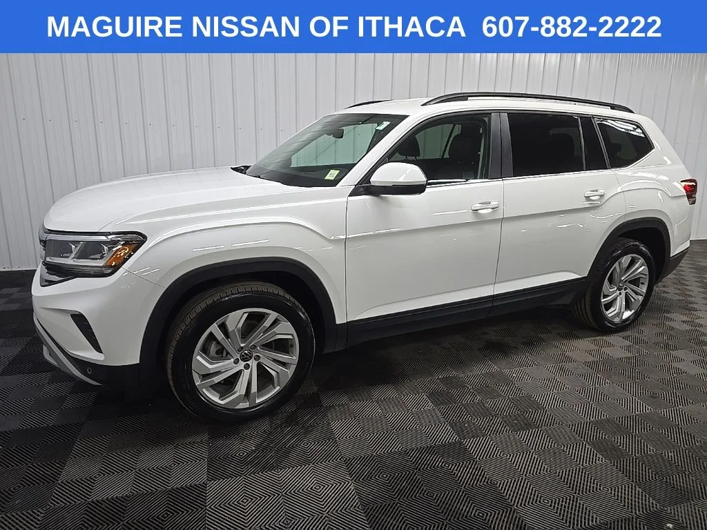 Used 2022 White Volkswagen 3.6L V6 SE w/Technology image 6